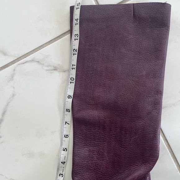 Purple leather boots - Picture 11 of 12